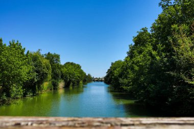 Poitevin bataklığının manzaraları