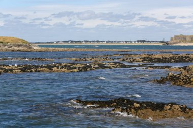 Quiberon Fransa 'nın vahşi kıyıları