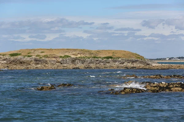 Dzikie Wybrzeże Quiberon Francja — Zdjęcie stockowe