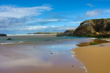 Quiberon Fransa 'nın vahşi kıyıları