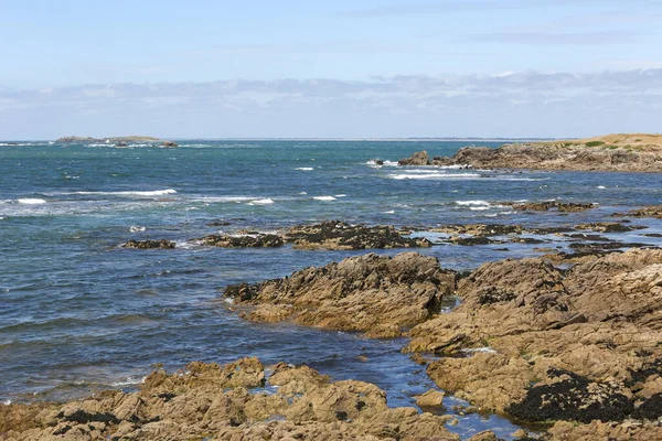 Quiberon Fransa 'nın vahşi kıyıları