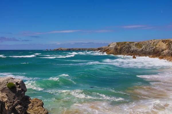 Άγρια Ακτή Του Quiberon Γαλλία — Φωτογραφία Αρχείου