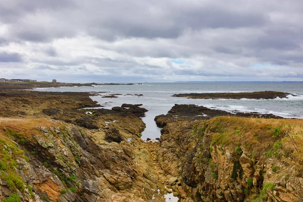 Divoké Pobřeží Quiberon Francie — Stock fotografie