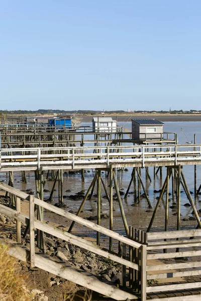 Vissershutten Franse Atlantische Kust — Stockfoto