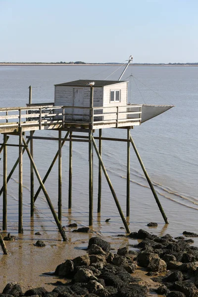 Vissershutten Franse Atlantische Kust — Stockfoto