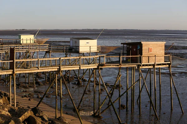 Vissershutten Franse Atlantische Kust — Stockfoto