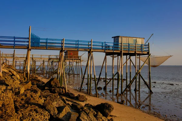 Vissershutten Franse Atlantische Kust — Stockfoto