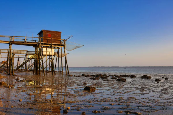 Balıkçı kulübeleri Fransız Atlantik kıyıları