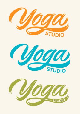 Yoga stüdyosu, el yazısı metin, Hat sanatı hocası, yazı, set