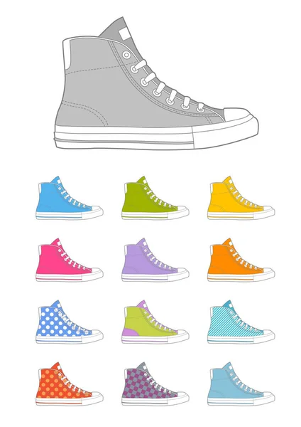 Sneakers — Stock Vector