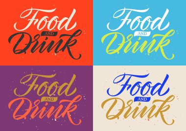 food_and_drink_calligraphy_set
