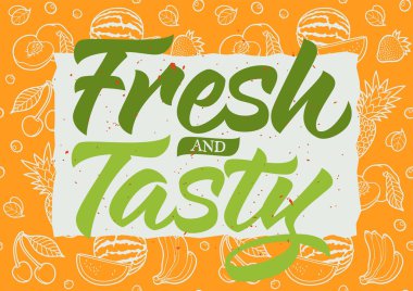 fresh_and_tasty_calligraphy_pattern_yellow