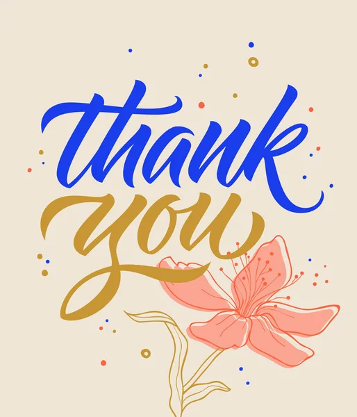 Thank_you_calligraphy_blue — Stockvector