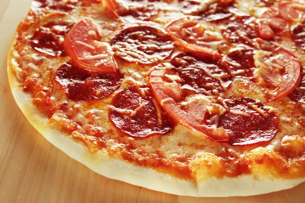 Italian Pizza Restaurant Menu - Pizza with tomato, pepperoni and cheese