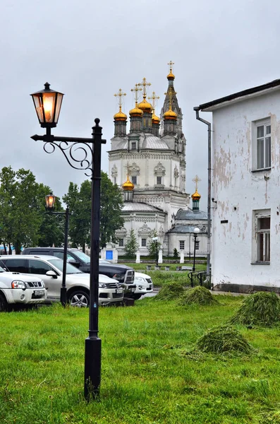 Ancienne Ville Verkhoturye Est Centre Culture Chrétienne Dans Oural Existe — Photo