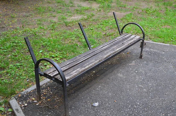 Playgrounds Para Niños Ciudad Korkino Los Urales Del Sur Provincia Imagen De Stock