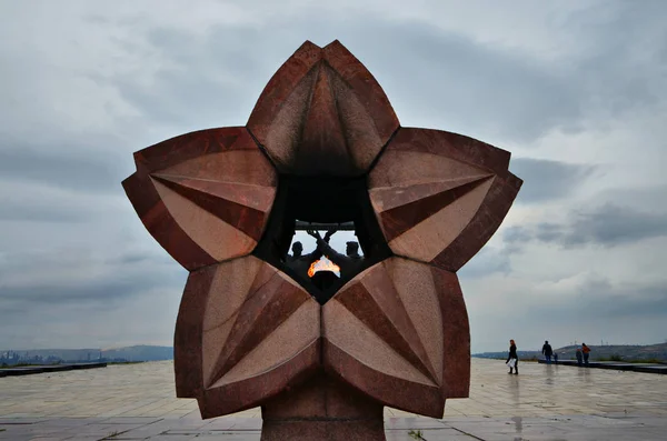 Magnitogorsk, Rusya Federasyonu şehri. Heykel karmaşık 