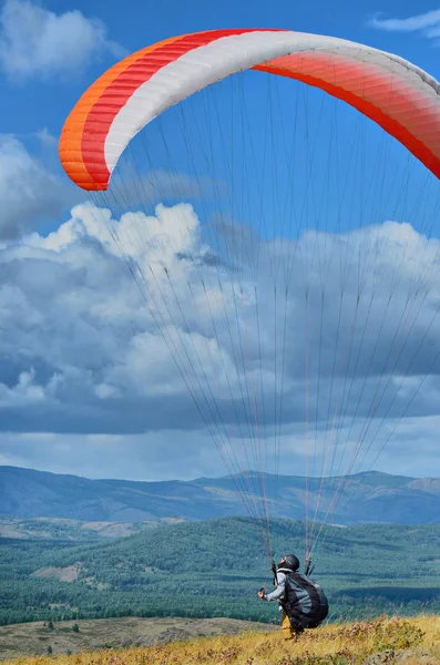 Les Contreforts Sud Oural Sont Bien Adaptés Parapente — Photo