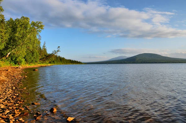 Montanha Lago Zyuratkul Dos Mais Bonitos Mais Frios Sul Dos — Fotografia de Stock