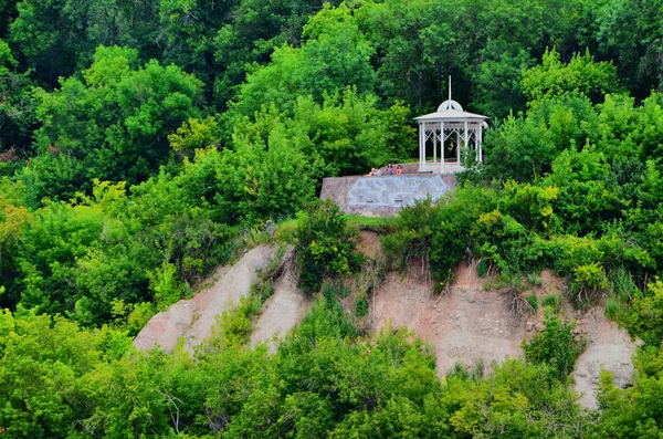 Çardak parkta sonra Salavat Yulaev adında. Ufa City, Rusya Federasyonu.