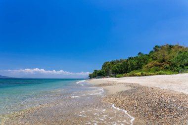 Aninuan beach, Puerto Galera, Oriental Mindoro in the Philippines, landscape view. clipart
