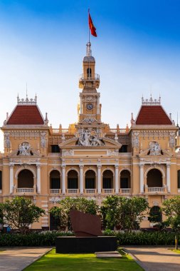 Ho Chi Minh City (Saigon) Belediye Binası, (şehir Halk Komitesi Merkez Ofisi), Vietnam.