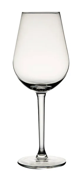 Copo de vinho isolado sobre fundo branco. — Fotografia de Stock