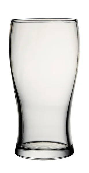 Glas zum Trinken isoliert auf weißem Hintergrund. Frontansicht. — Stockfoto