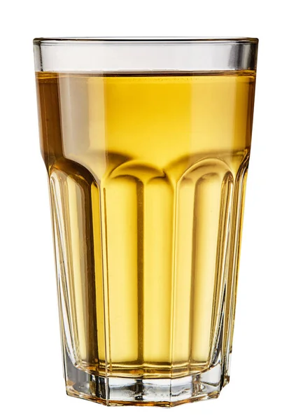 Glass apple juice isolated on white background. — Stock Photo, Image
