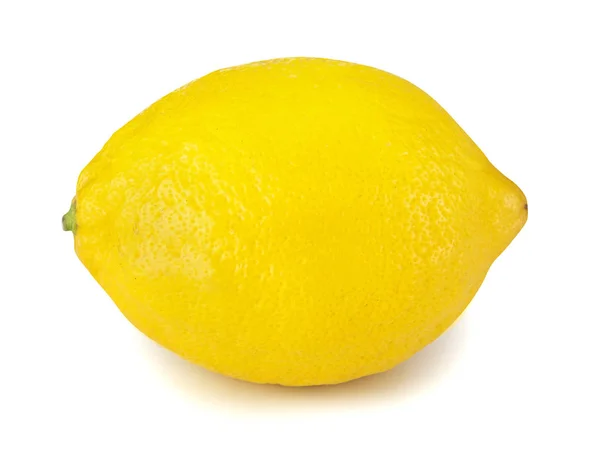 Um limão fresco isolado no fundo branco . — Fotografia de Stock