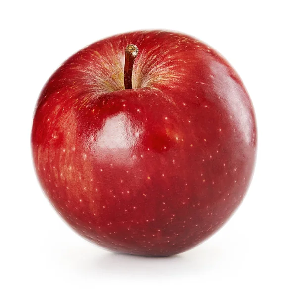 Pomme rouge fraîche. Vue de face. Plan studio . — Photo