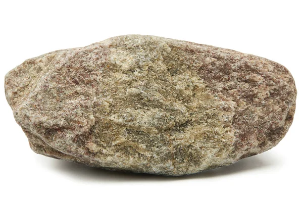 Grande pietra di roccia isolata su sfondo bianco. — Foto Stock