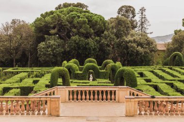 Horta labirent park bu (laberinto de Horta İspanyolca), üst Barselona, İspanya Collserola dağ yerleştirilir.