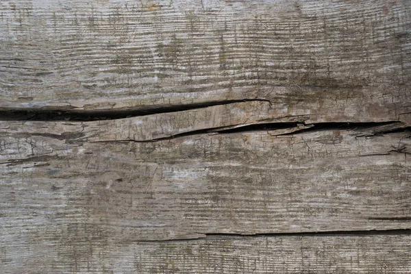 Viejo Fondo Madera Natural Gris Marrón Forma Tablero Con Grietas — Foto de Stock