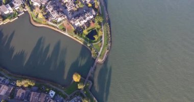 Su ve doğa manzarası, Walburg alanı, Dordrecht, Hollanda