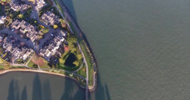 Su ve doğa manzarası, Walburg alanı, Dordrecht, Hollanda