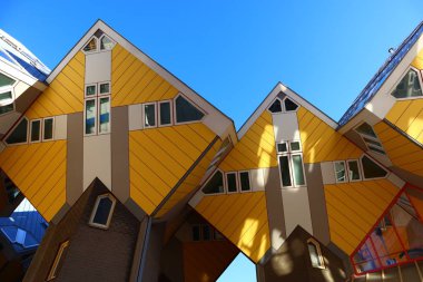 Rotterdam Merkezi Küp evleri (Kubuswoningen) , Hollanda mimarisi