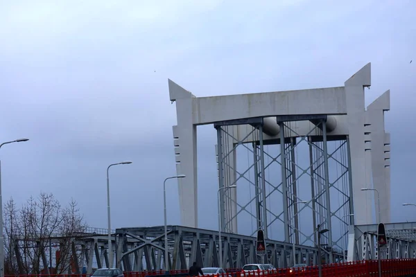 Ponte Dordrecht Vista Sullo Sfondo Del Cielo Paesi Bassi — Foto Stock