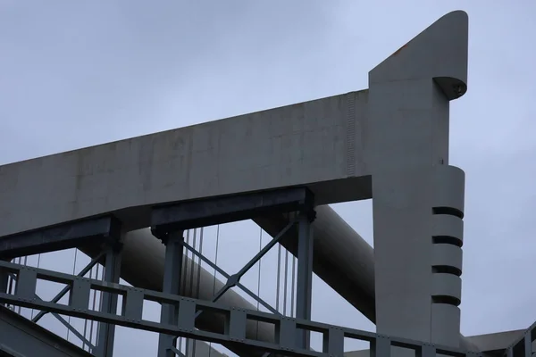 Dordrecht Bridge Sky Bakgrundsvy Nederländerna — Stockfoto