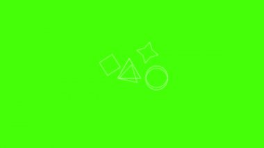 modern düz kısa animasyonlar efektleri öğeleri ayarlamak, editörler için yeşil ekran krom anahtar