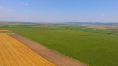 Romanya , Avrupa'nın tarım alanlarının havadan görünümü