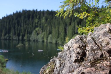 Kızıl Göl Manzarası, Karpatlar Montains, Romanya, Bicaz Alanı