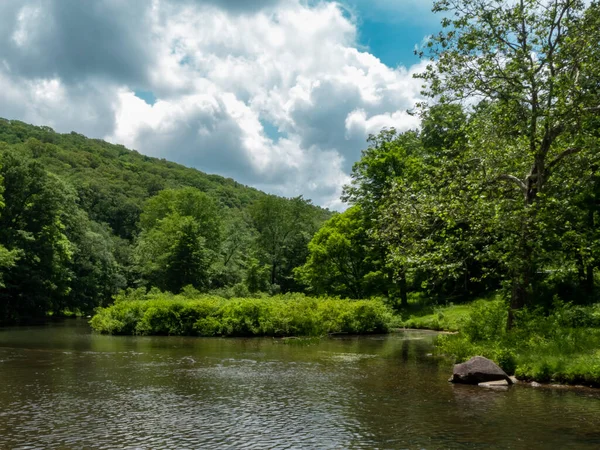 Twin Lakes Park West Moreland County Pennsylvania Eingebettet Die Laurel — Stockfoto