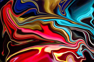 Soyut arka plan, renkli degrade desen, çok renkli gölge ile dekoratif serisi. Dijital boya, çağdaş tasarım, seçici odak girdap veya eğri ile illüstrasyon ilerleme ile yaratıcı.