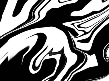 Mermer desen, su rengi veya dijital yağ kıvrımlı dekoratif serisi, siyah ve beyazlı kompozisyon. Gradyan renkli desen. Çağdaş soyut. Düz tasarım resimleriyle birlikte yaratıcı.