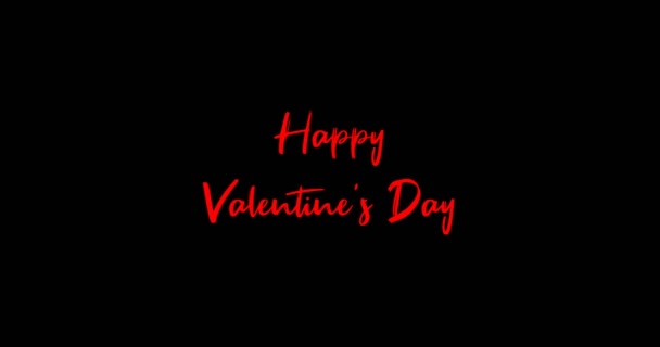 Happy Valentines Day. — Stock Video
