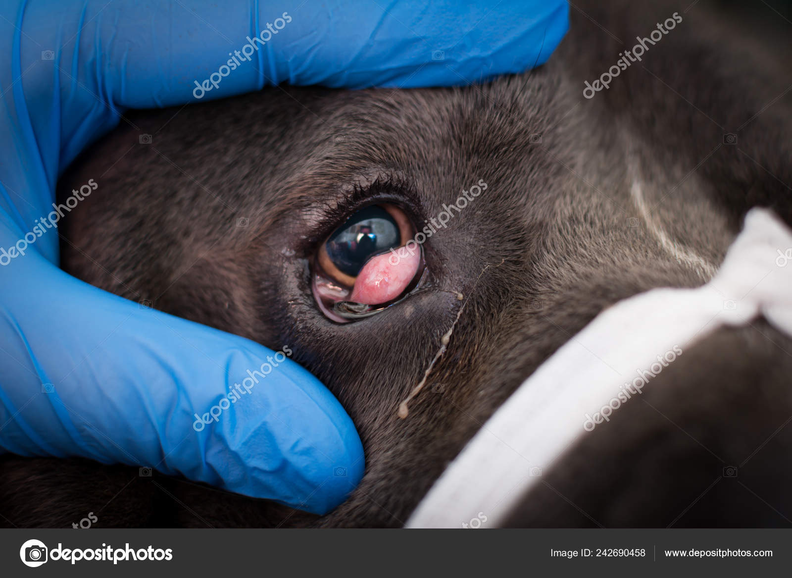 Cane Corso Cherry Eye Prepared Surgery Adult Dog Lacrimal