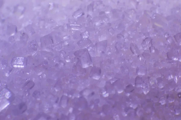 Macro foto de cristales de azúcar, abstracto — Foto de Stock