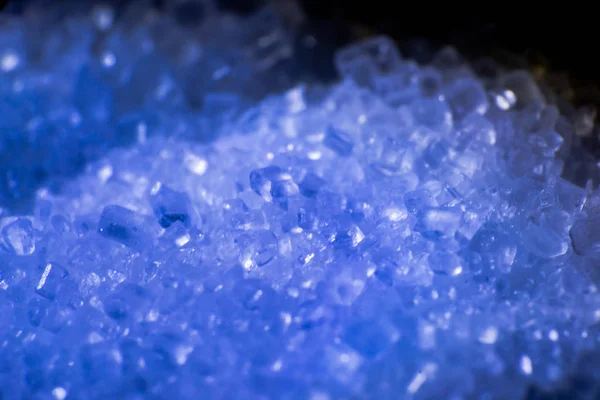 Macro photo of sugar crystals, abstract — Stock Photo, Image