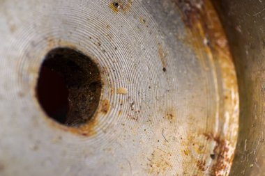 eski bir diş anahtarı anahtarı makro fotoğraf